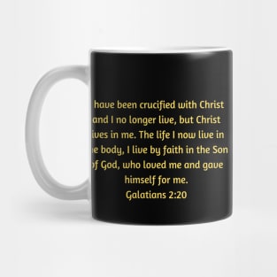 Bible Verse Galatians 2:20 Mug